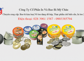 FACTORY MANUFACTURING METAL PACKAGING FOR PRESENTED FOOD - PRINTING CANS